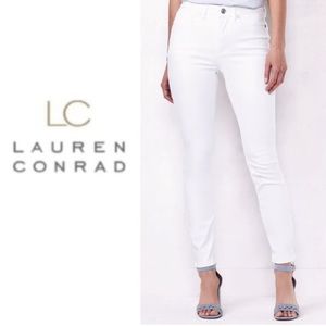LC Lauren Conrad White Jeans Size 8